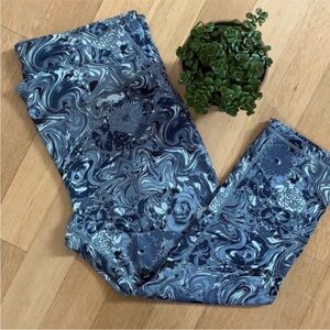 GAP Blue Patterned Leggings